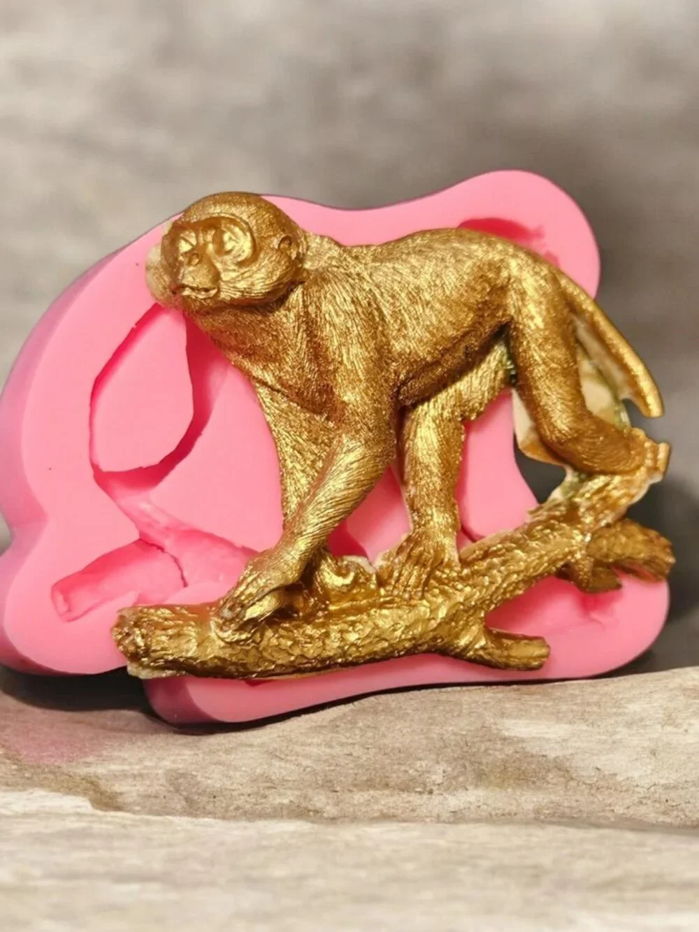 Monkey On A Branch Silicone Mold